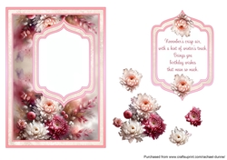 November Birth Flower Fancy Frame