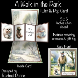 A Walk in the Park Twist and Pop Card