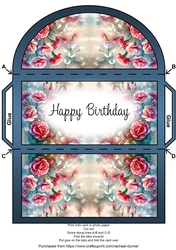 January Birth Flower Money Wallet