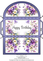 February Birth Flower Money Wallet