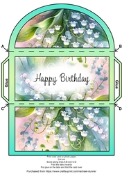 May Birth Flower Money Wallet