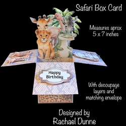 Safari Box Card