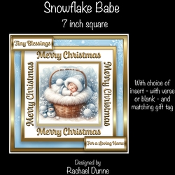 Snowflake Babe 7 Inch Square