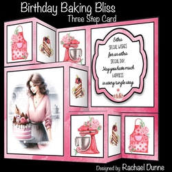 Birthday Baking Bliss Three Step Card