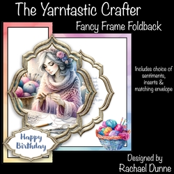 The Yarntastic Crafter Fancy frame Foldback