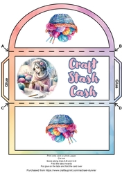 Craft Stash Cash Money Wallet