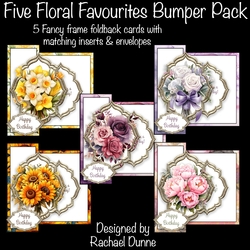 Five Floral Fancy Frame Foldback Favourites