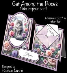 Cat Among the Roses Side Stepper