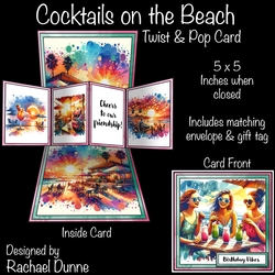 Cocktails on the Beach Twist and Pop