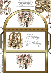 21st Birthday Golden Gate Money Wallet