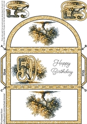 50th Birthday Tree of Life Money Wallet