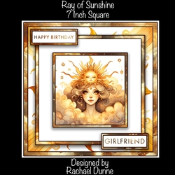 Ray of Sunshine 7 Inch Square