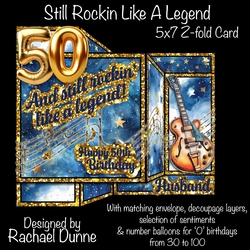 Rockin Like A Legend 5 x 7 Inch Z-Fold Kit