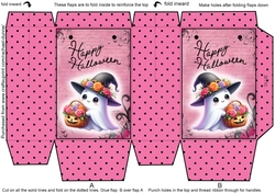 Floral Ghostie Mini Gift Bag