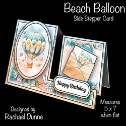 Beach Balloon Side Stepper Card