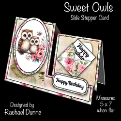 Sweet Owls Side Stepper Card