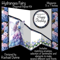 Hydrangea Fairy Diagonal Popout Kit