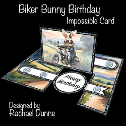 Biker Bunny Impossible Card