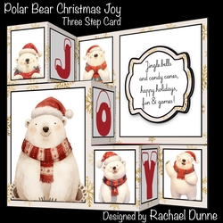 Polar Bears Christmas Joy Three Step Mini Kit