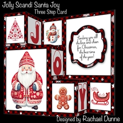 Jolly Scandi Santa Joy Three Step Mini Kit