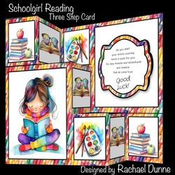 Schoolgirl Reading Three Step Mini Kit