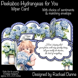 Peekaboo Hydrangeas for You Wiper Card Kit