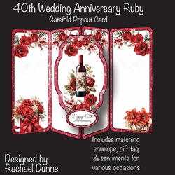 40th Anniversary Ruby Gatefold Popout