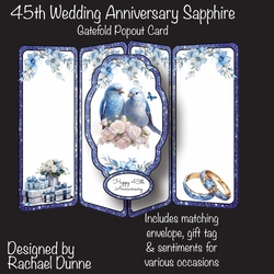 45th Anniversary Sapphire Gatefold Popout