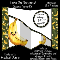 Lets Go Bananas! Diagonal Popout Kit