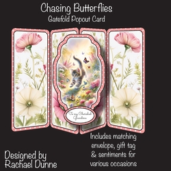 Chasing Butterflies Gatefold Popout Card