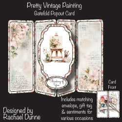 Pretty Vintage Painting Gatefold Popout Mini Kit
