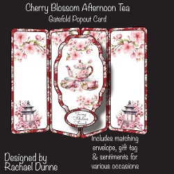 Cherry Blossom Afternoon Tea Gatefold Popout Mini Kit