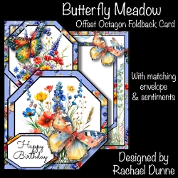 Butterfly Meadow Offset Octagon 5 x 7 Mini Kit