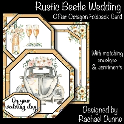 Rustic Beetle Wedding Offset Octagon 5 x 7 Mini Kit