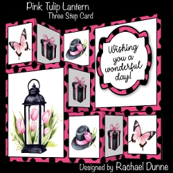 Pink Tulip Lantern Three Step Mini Kit