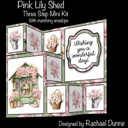 Pink Lily Shed Three Step Mini Kit