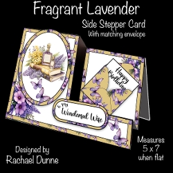Fragrant Lavender Side Stepper Card