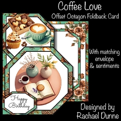 Coffee Love Offset Octagon 5 x 7 Mini Kit