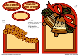 Christmas Bells Orange & Gold