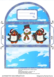 Penguins & Snowmen Money Wallet