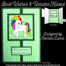 Birthday Wishes & Unicorn Kisses (Green)