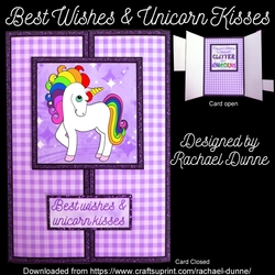 Birthday Wishes & Unicorn Kisses (Purple)