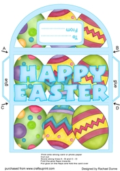 Brightly Painted Eggs Money Wallet Turquoise