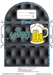 Beer Money Wallet Blue