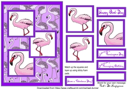 Happy Bird-day bright purple