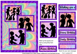 Groovy Birthday Purple