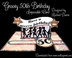 Groovy 50th Birthday Impossible Card