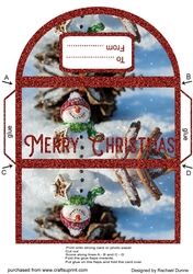 Mini Snowman Money Wallet