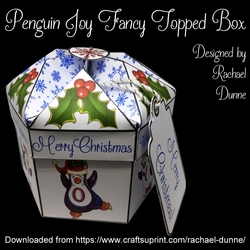 Penguin Joy Fancy Topped Box