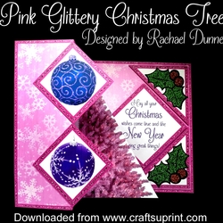 Pink Glittery Christmas Tree